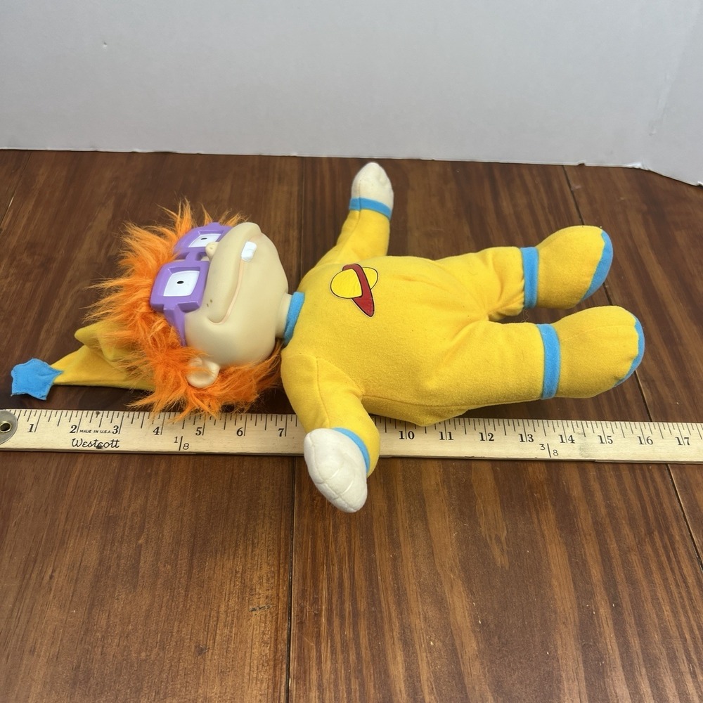 Vintage 1997 Mattel Viacom Rugrats 12" Chuckie Finster Pj's Plush - Picture 11 of 11
